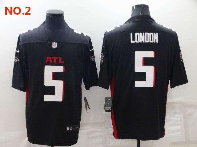 Men's Atlanta Falcons 5 Drake London Jesey NO.2;